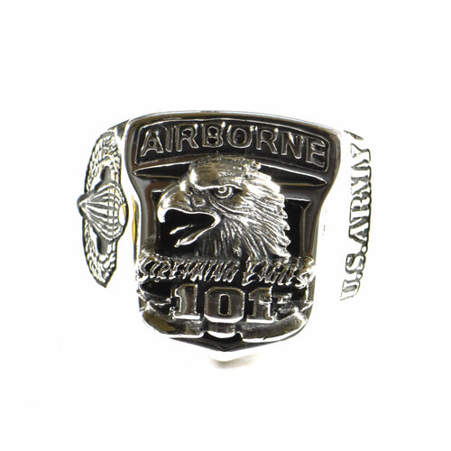 Airborne 101 silver ring