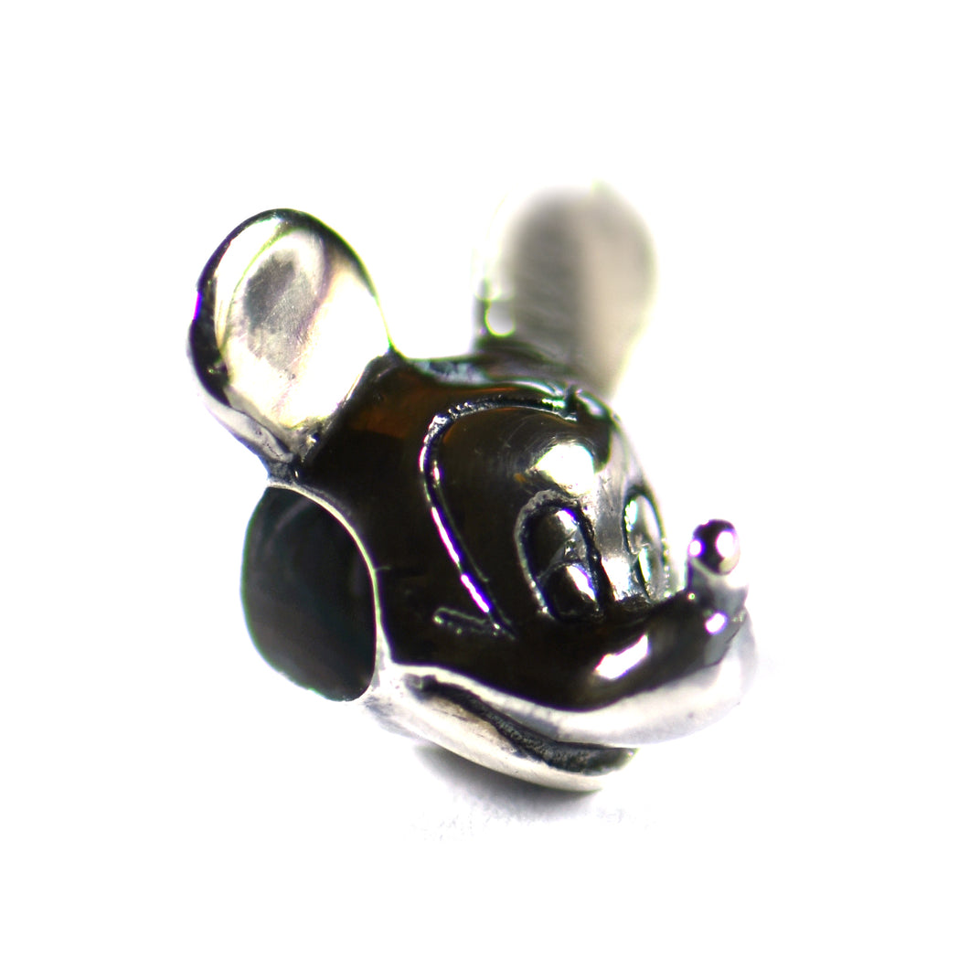 Mickey silver beads